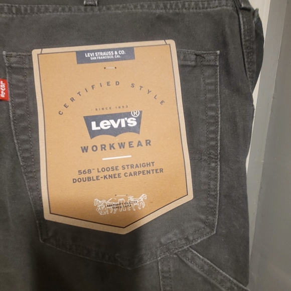 Mens Levi's Workwear568  Loose Straight Carpenter Men's Pants 33x30 - Picture 8 of 13